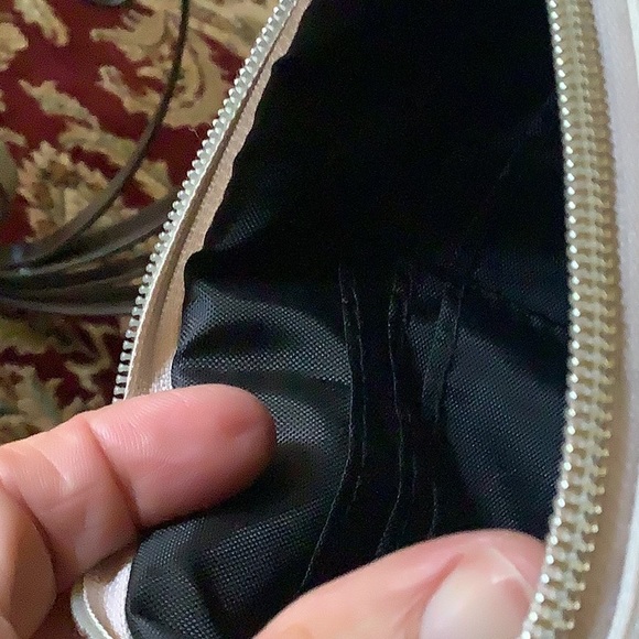 POSH Makeup bag or wristlet To Posh to Care gold bone zipper handle spar… - Picture 8 of 9